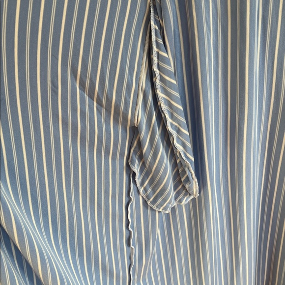 Eberjey Blue Striped Robe - Picture 6 of 8
